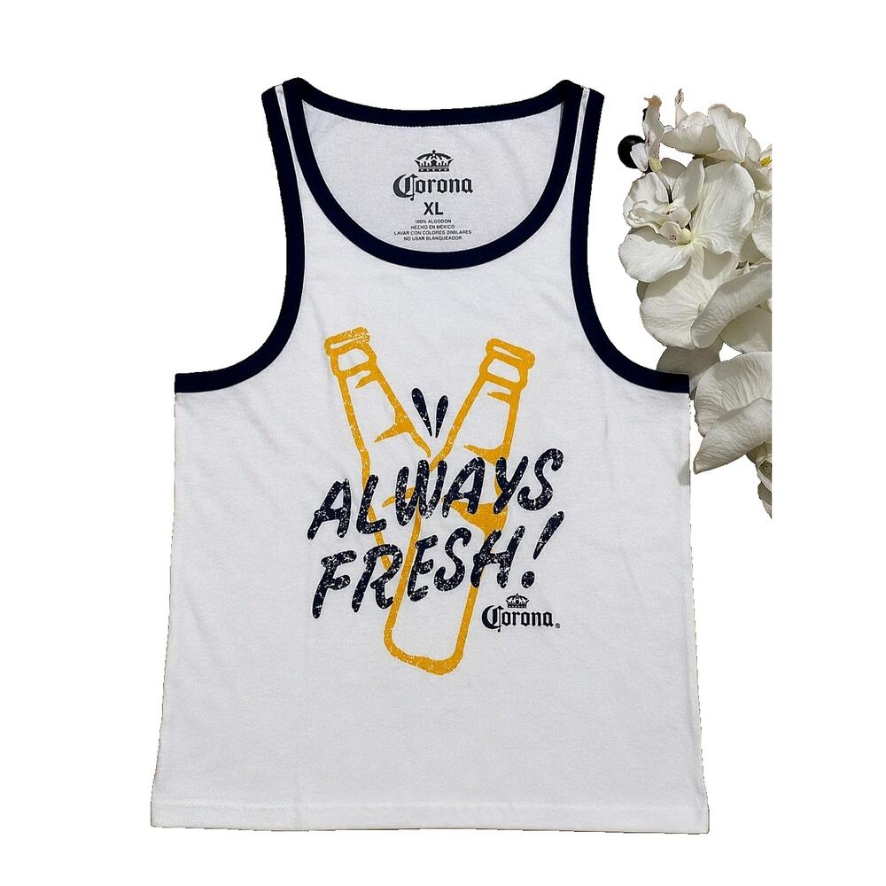 Corona White Always Fresh Tank Top XL